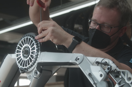 Manufacturing of high-end e-bikes at the Winora site in Sennfeld near Schweinfurt (Germany)